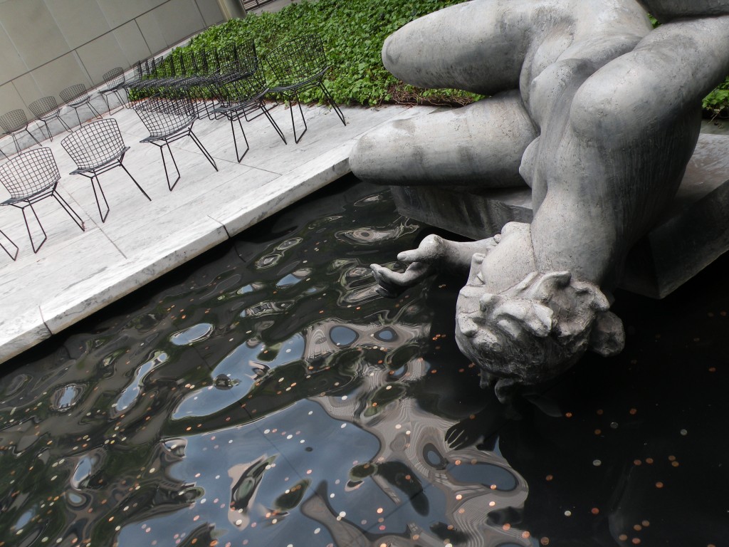 fountain at the MoMa