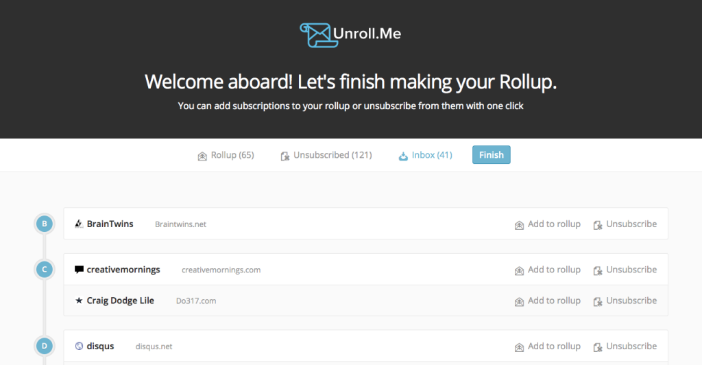 unrollme