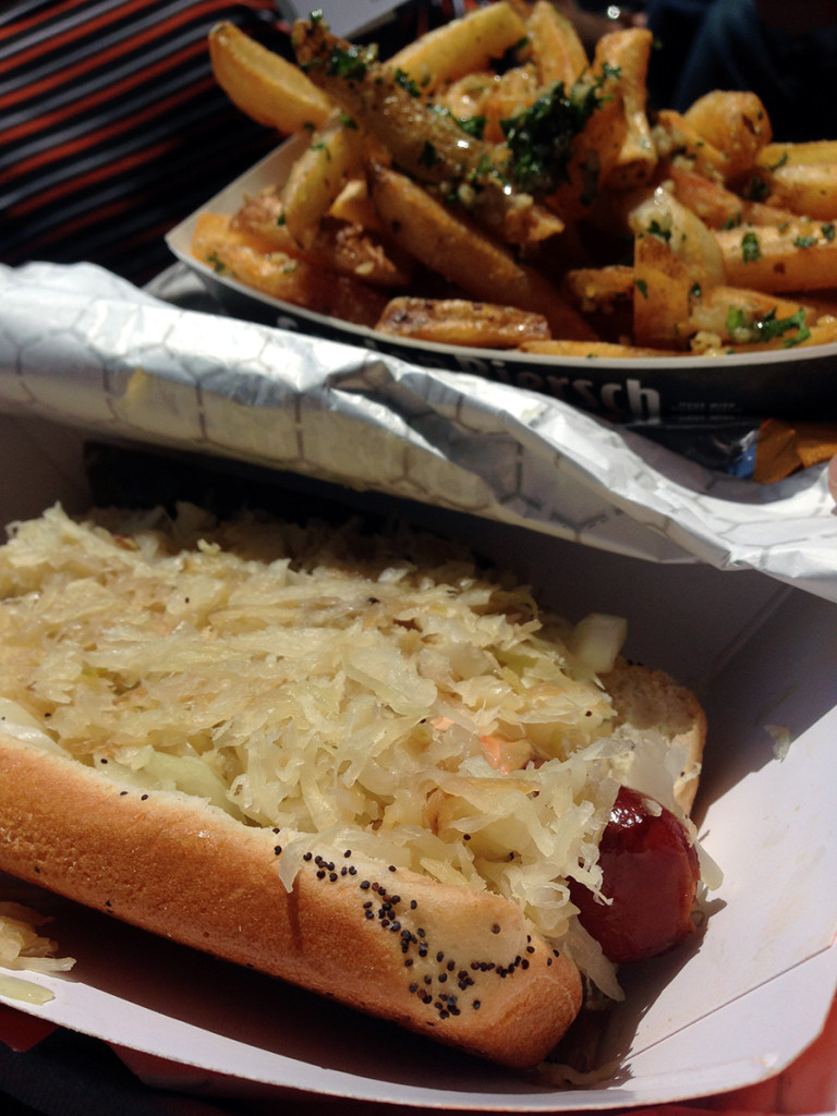 This hot dog and garlic fries helped the recovery situation tremendously. 